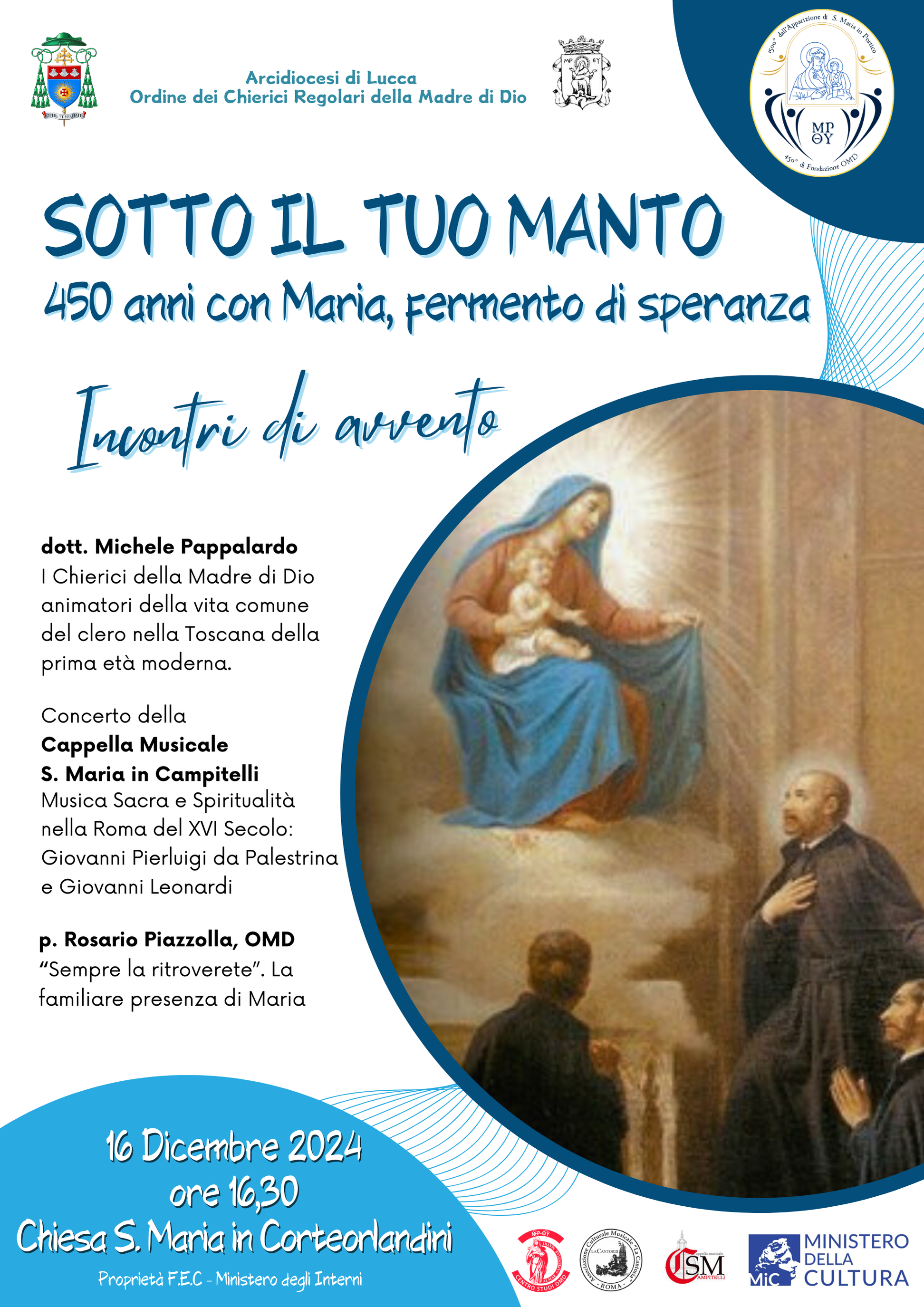 convegno Lucca Sotto il tuo manto